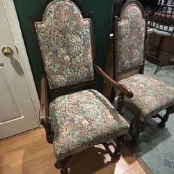 6 Chairs Vintage 1 With arms