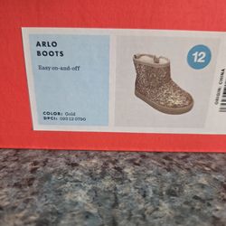 Arlo Boots (Gold) *kid's size 12