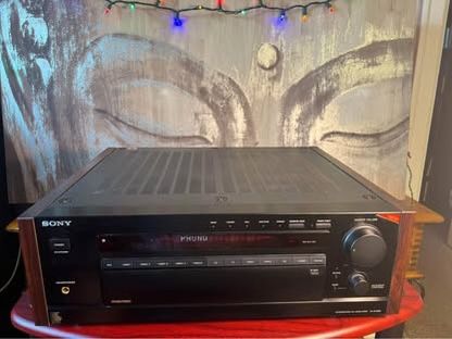 Sony TA-AV650 integrated amplifier Rosewood edition