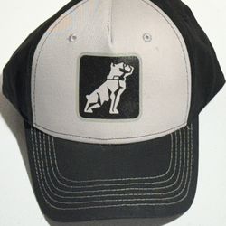 MACK Bulldog Logo White Black Cap Hat Official Licensed NEW