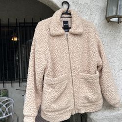 Ladies Beige Jacket Size Large