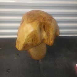  Wood Mushroom  Stool Also Ideal For Flower Base Or Side Table 
