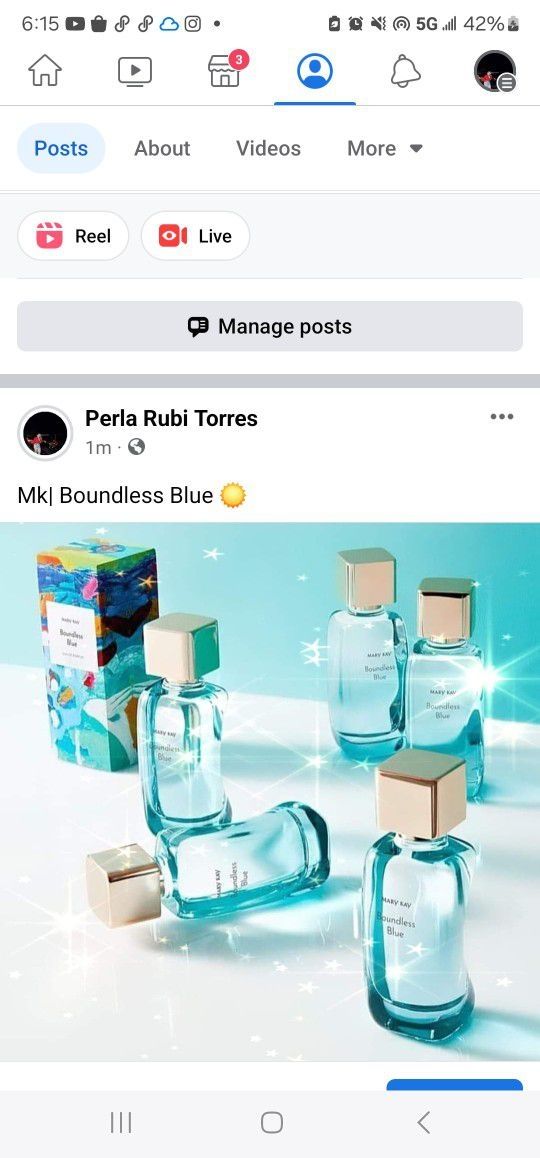 Boundless Blue Eau de Perfum Mary Kay