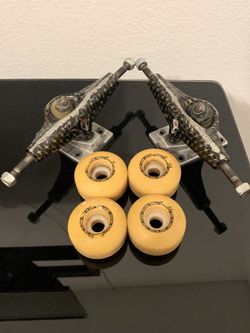 Skateboard Silver Rob Dyrdek Trucks And Spitfire Wheels