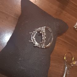 Sterling Silver Oval Cut Setting 