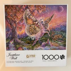 Buffalo Games Fluttercorn Dreamscape (glitter Edition) - 1000 Piece Puzzle