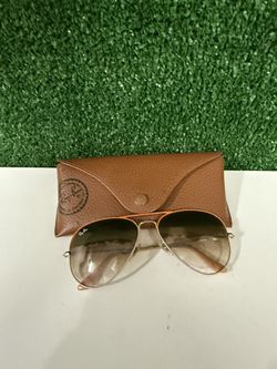 Ray-Ban Aviator Orange Brim Sunglasses