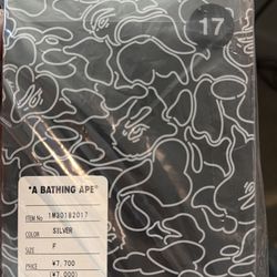 Bape iPhone 17 Solid Camo Phone Case