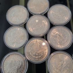 Morgan Silver Dollars Uncirculated 