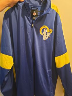 Los Angeles Rams Blue Full Zip Jacket