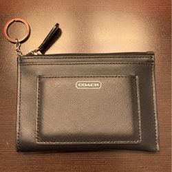 Black Coach Mini Wallet 