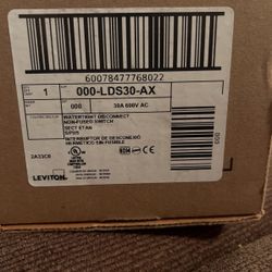 Leviton Non-Fused Disconnect 30 Amp 