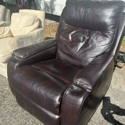 Leather Reclining Chair 