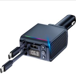 45W FM Transmitter Bluetooth Car Adapter, Wireless FM Bluetooth Transmitter