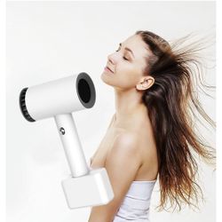 Handheld Cordless Hair Dryers, 350W Portable Hairdryers w/Hot & Cold Air, 15600mAh Rechargeable Blow Dryer, for Outdoor/Indoor