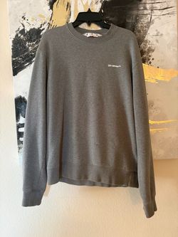 Off-White Grey Crewneck Sweatshirt