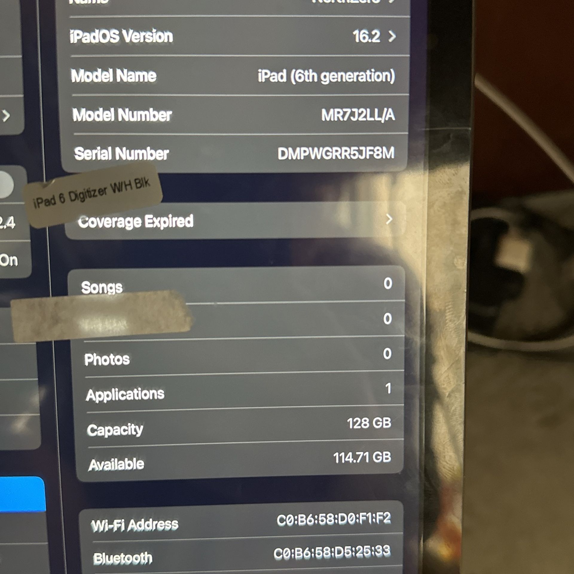 iPhone X And Table 6th Generation 