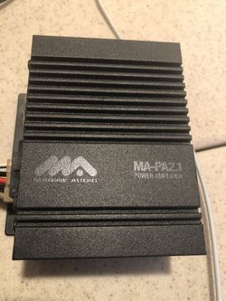 MARINE AUDIO MA-PA2.1 POWER 80W 2-CHANNEL BOAT AMPLIFIER