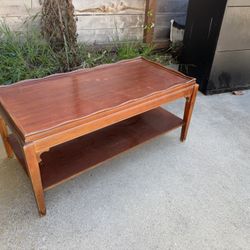 Small Wooden Coffee Table 