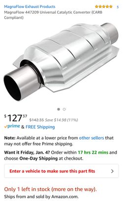 Used only for 1 week they were the wrong ones for my truck $100 for bothl