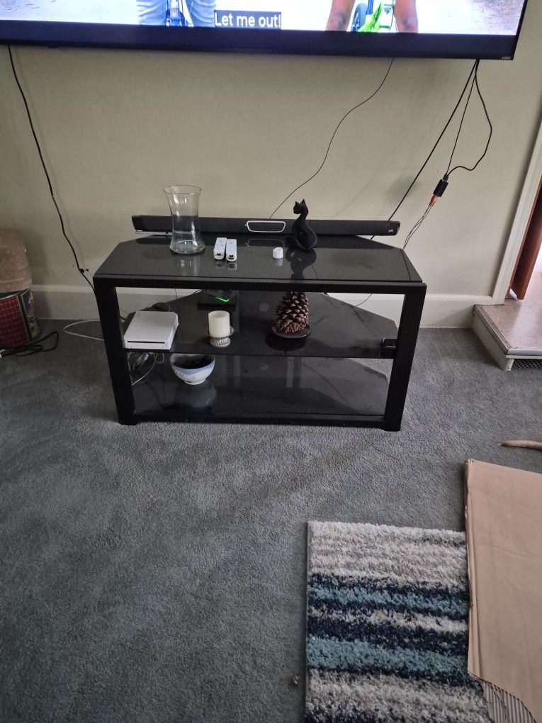 Glass TV Stand