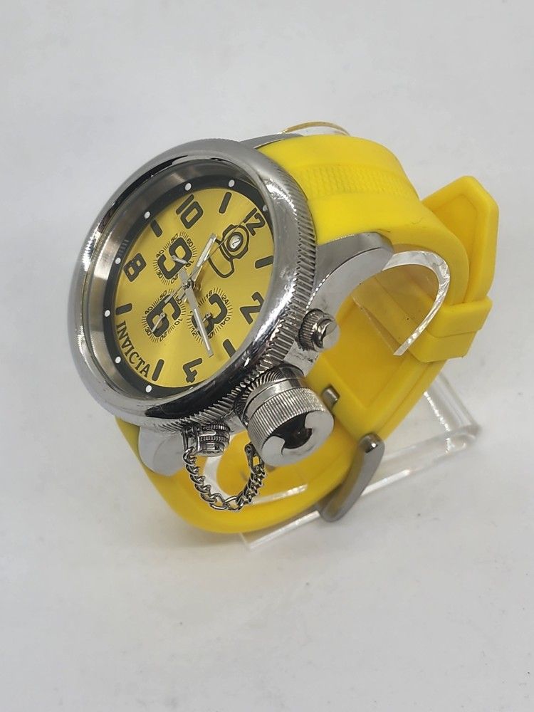 Invicta Russian 1959 Pro Diver Yellow Watch 52mm