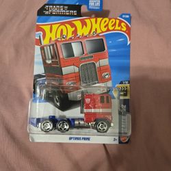 Hot Wheels 2026 Mainline Screen Time Transformers Optimus Prime #27