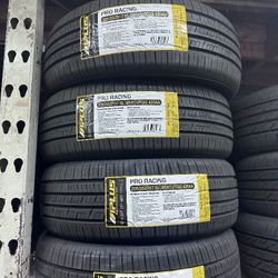 SET OF FOUR NEW TIRES 205/55/17 A PLUS INCLUDING MOUNT AND BALANCE, ASK ME FOR SIZES AND BRANDS 