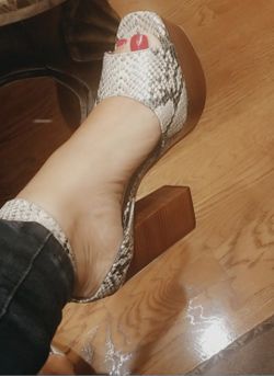 Sam Edelman Chunky Platform Heels