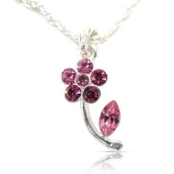 Crystal Flower Necklace