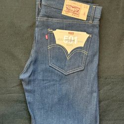 MEN’S LEVI’S PREMIUM 501 ORIGINAL FIT JEANS 34W X 30L, BLUE