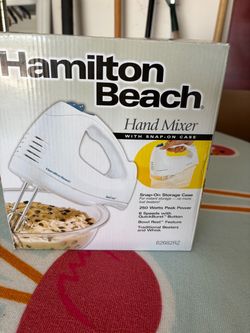 Hamilton Beach Hand Mixer with Snap-On Case