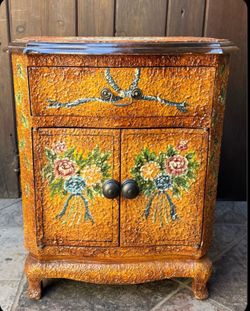 Beautiful hand painting Bed side Table,…