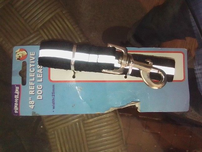 New Dog Leash Reflection At Night.