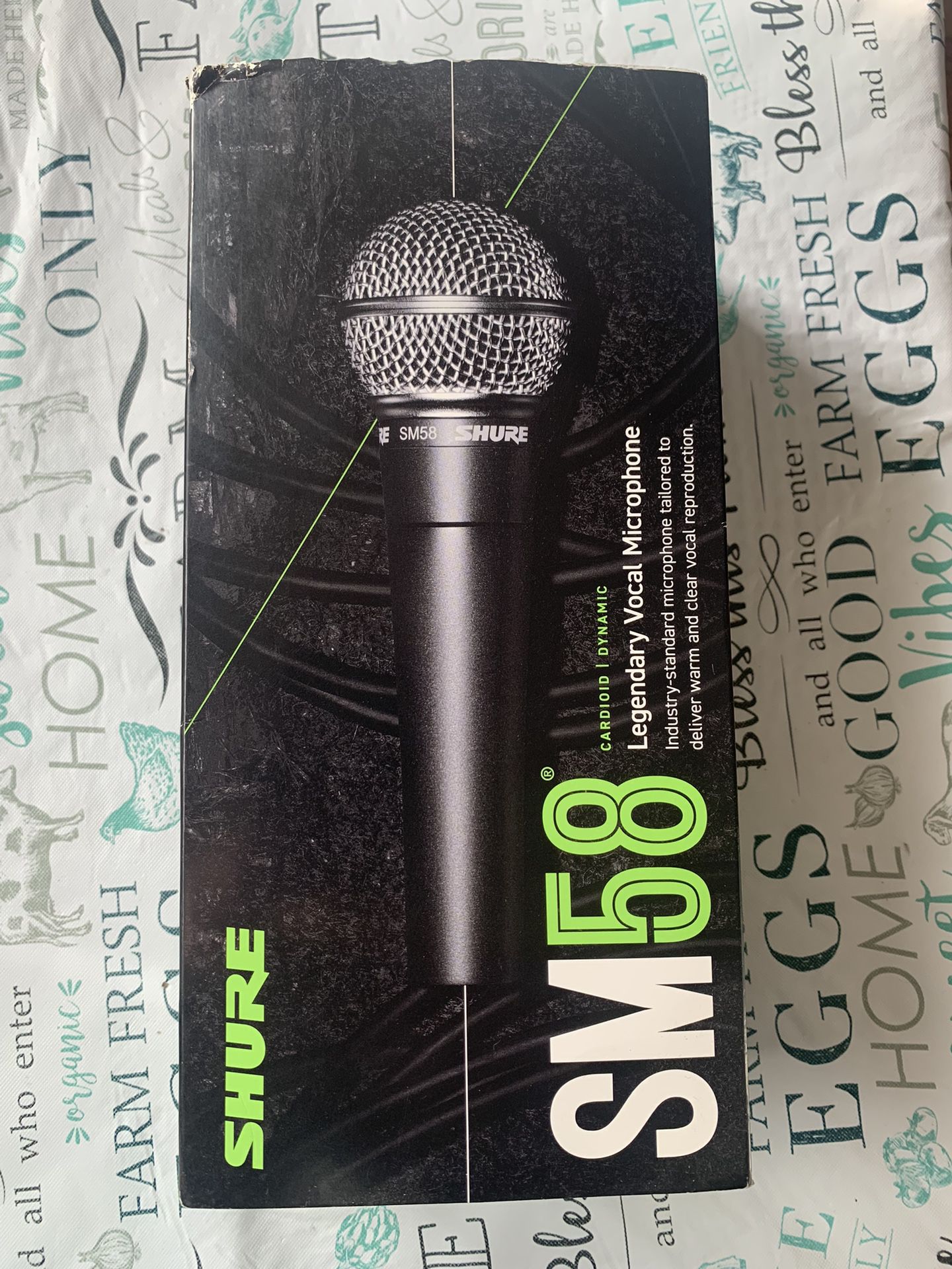 New microphone ( Shure ) 