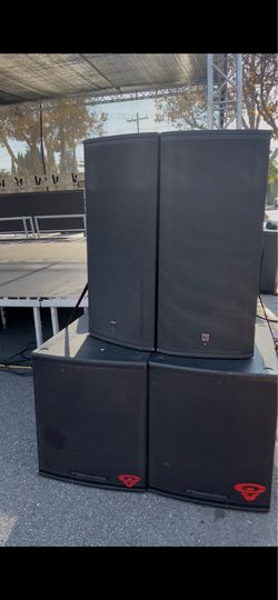 4 cajones cerwin  Vega  CVX-21s  y 2 EV ETX35p.