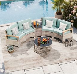 new outdoor furniture set in box