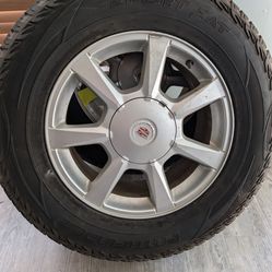 Cadillac 17 inch wheels tires