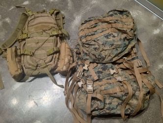 Military backpacks