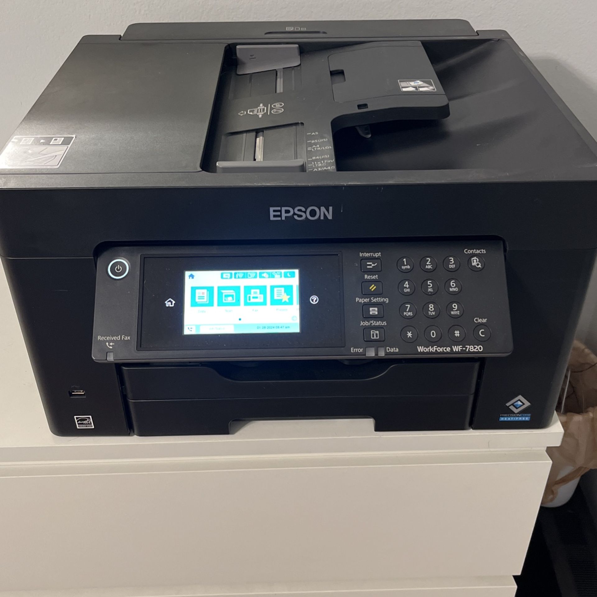 Epson Workforce 7820 Wi Fi Printer Multi Function
