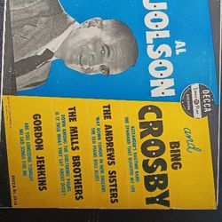 Al Jolson And Bing Crosby Andrew Sistwrs Mills Brothers Gordon JenKins