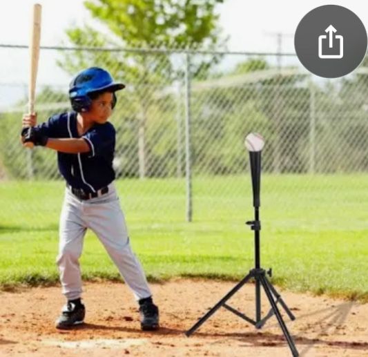 Batting T: Adjustable For Baseball and Softball