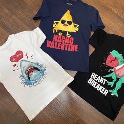 Valentine Shirts Boys Size 7/8
