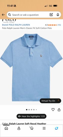 Polo Ralph Lauren Men's Classic Fit Polo Shirt