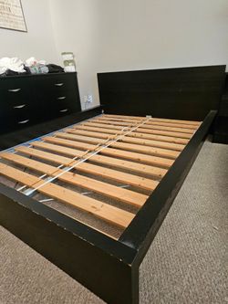 Queen bed and mattress