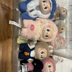 Huge POP MART Labubu The Monsters Plush Collection & Display Case