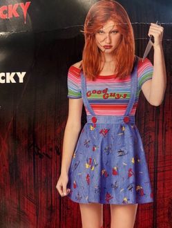 CHUCKY COSTUME FOR ADULTS CHUCKY DRESS