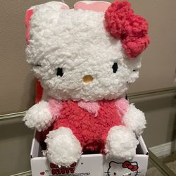 Valentine Hello Kitty Plush And Blanket