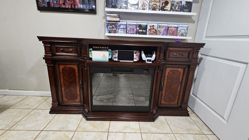 Tv Stand With Fireplace