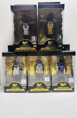 Lot of Funko Gold Nba Prmium Vinyl Figure 